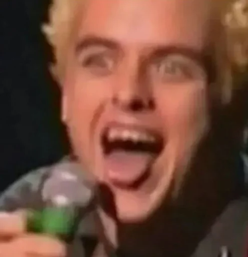 Telegram Sticker «Green Day» 😝