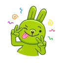 Green Bun emoji ✌️
