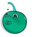 Green Cherry emoji 😦