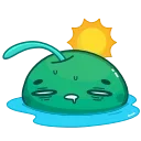 Green Cherry emoji 🥵