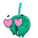 Green Cherry emoji 😍