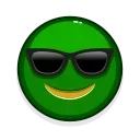 Эмодзи Green Emoji 😎