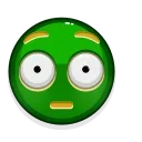 Green Emoji emoji 😳