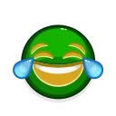 Green Emoji emoji 😂