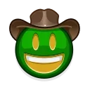 Green Emoji sticker 🤠