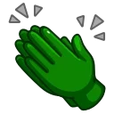 Green Emoji emoji 👏