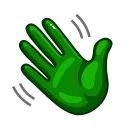 Эмодзи Green Emoji 👋