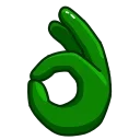 Емодзі Green Emoji 👌