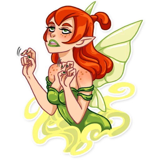 Емодзі Green Fairy 