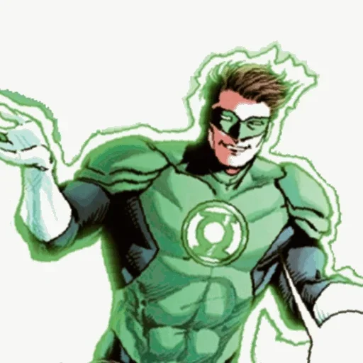 Telegram Sticker «Green Lantern» 🤨