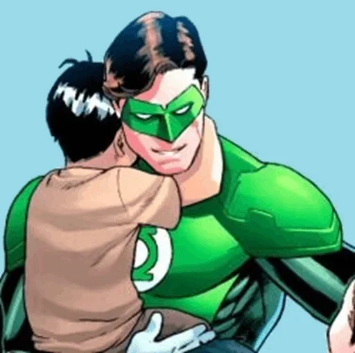 Стикер Telegram «Green Lantern» 😏