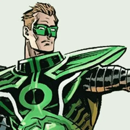 Эмодзи Green Lantern 🤨