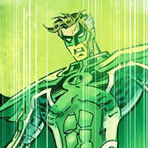 Стикер Telegram «Green Lantern» 😚