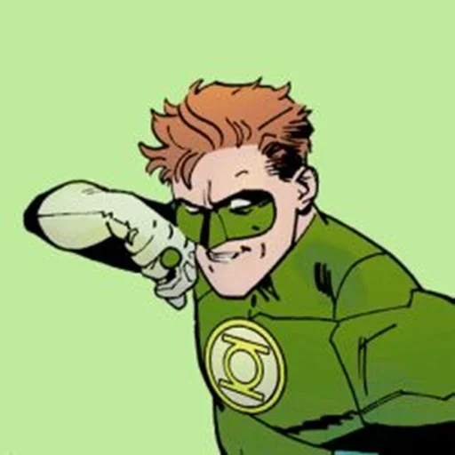 Эмодзи Green Lantern 😌