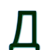 Емодзі телеграм Green glitter font