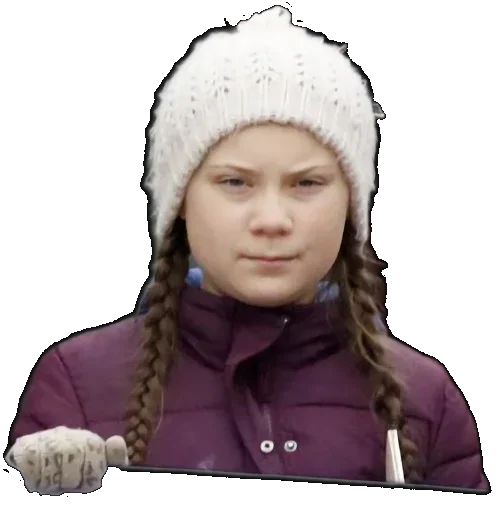 Эмодзи Greta Thunberg 😡