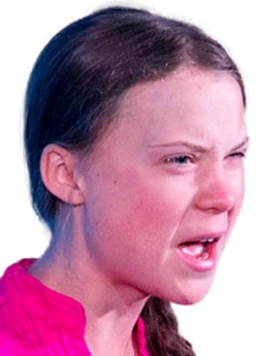 Telegram Sticker «Greta Thunberg» 😡