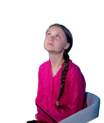 Эмодзи Greta Thunberg 😇