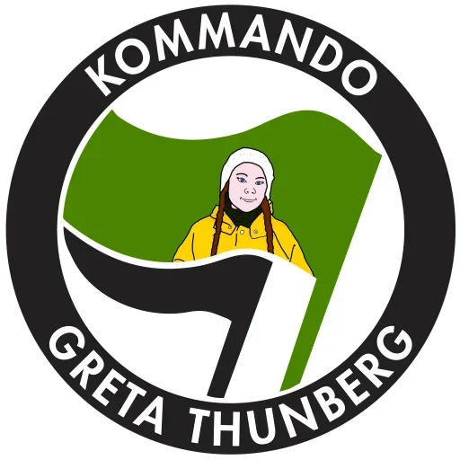 Стікер Telegram «Greta Thunberg» 😇