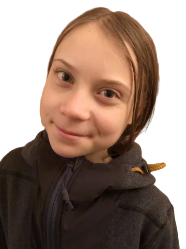 Эмодзи Greta Thunberg 😊