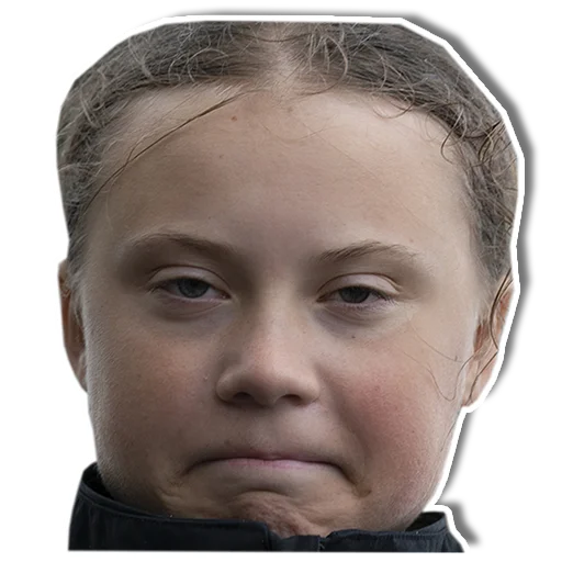 Telegram Sticker «Greta» ☹️