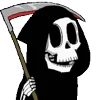 Емодзі телеграм Grim Reaper