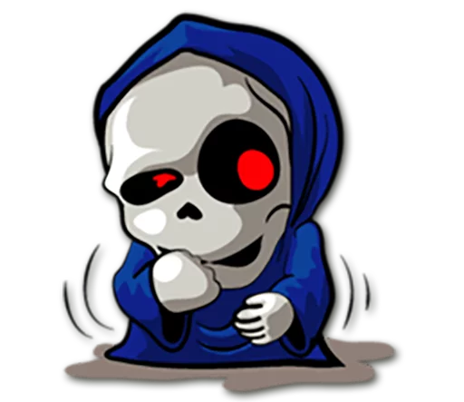 Grim Reaper emoji 😌