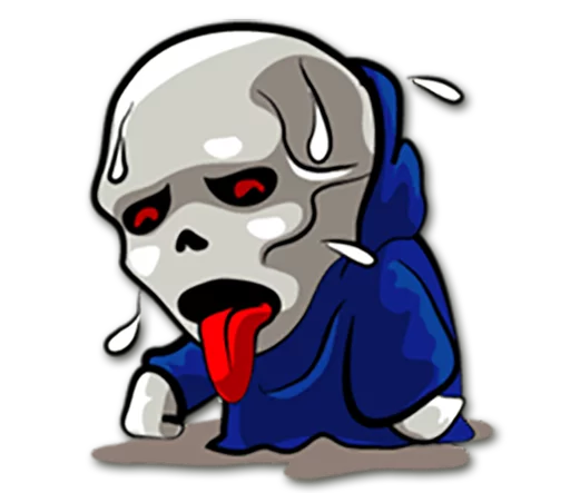 Grim Reaper emoji 😫