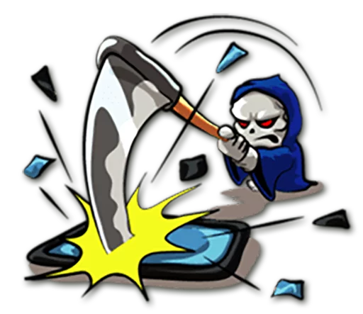 Telegram stiker «Grim Reaper» 