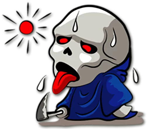 Grim Reaper emoji ☀