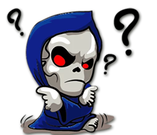 Telegram stiker «Grim Reaper» ❓