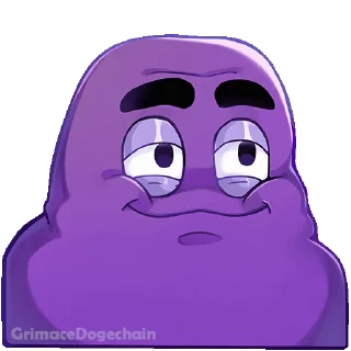 Grimace DogeChain emoji 😊