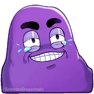 Grimace DogeChain emoji 🤣