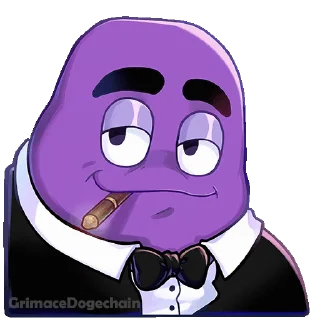 Grimace DogeChain emoji 🚬