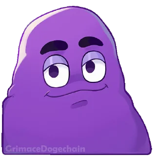Grimace DogeChain emoji 🙂