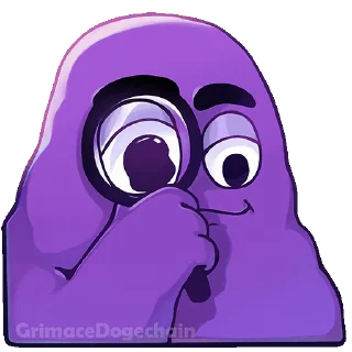 Grimace DogeChain emoji 🔍