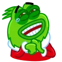 Telegram emoji Pepe Grinch