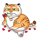 Grumpy Tiger emoji 🌹