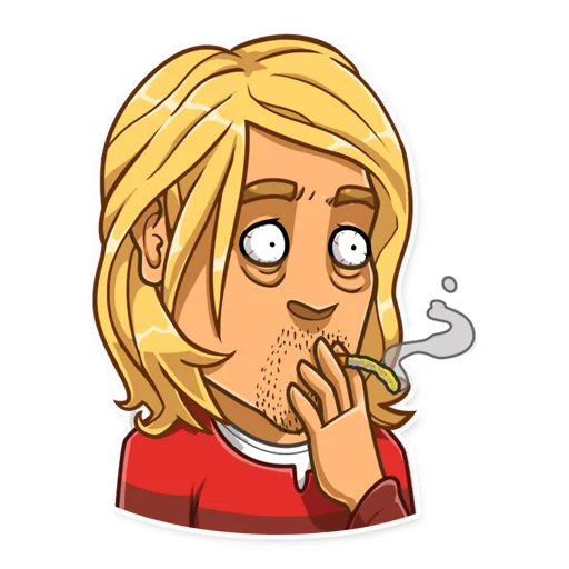 Kurt Cobain emoji 😳