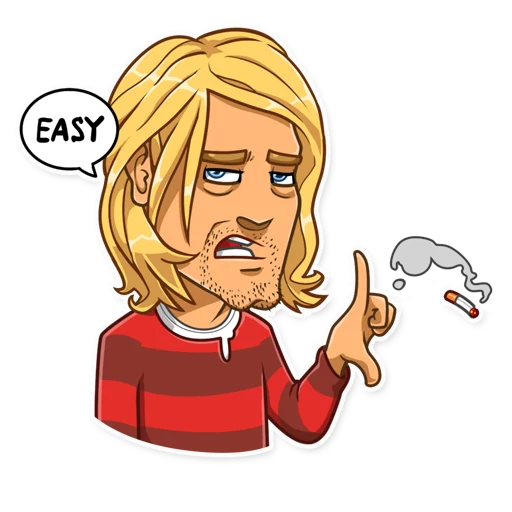 Kurt Cobain emoji 🙄