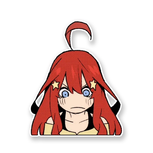 Telegram stiker «Gotoubun no Hanayome» 😳