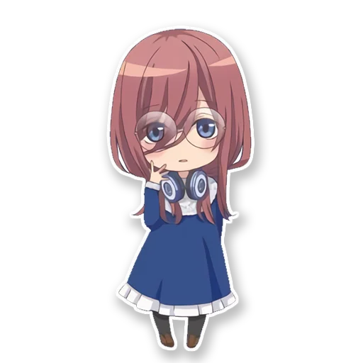 Стикер Telegram «Gotoubun no Hanayome» 💙