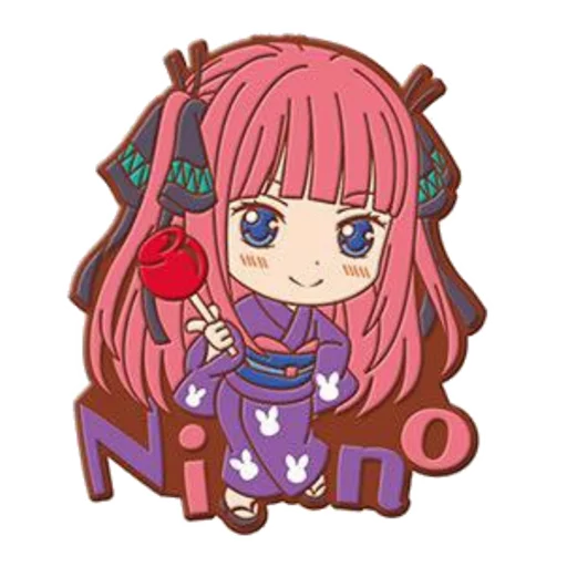 Telegram stiker «Gotoubun no Hanayome» 💜