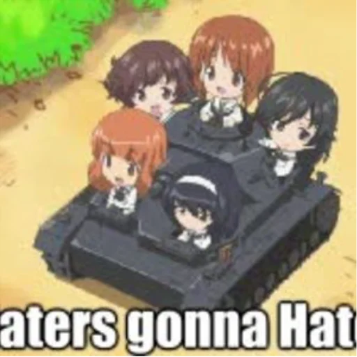 Girls und Panzer stiker 😡