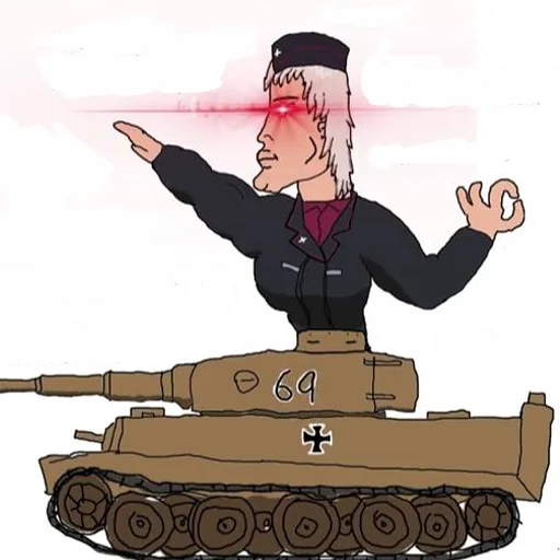 Стікер Telegram «Girls und Panzer» 🇩🇪