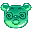 Стікер Gummy Bear Emoji  😵‍💫