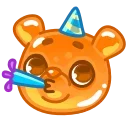 Gummy Bear Emoji emoji 🥳