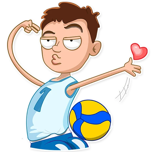 George Volleyball stiker 😘