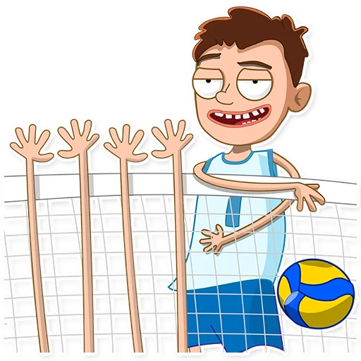 George Volleyball sticker 😏