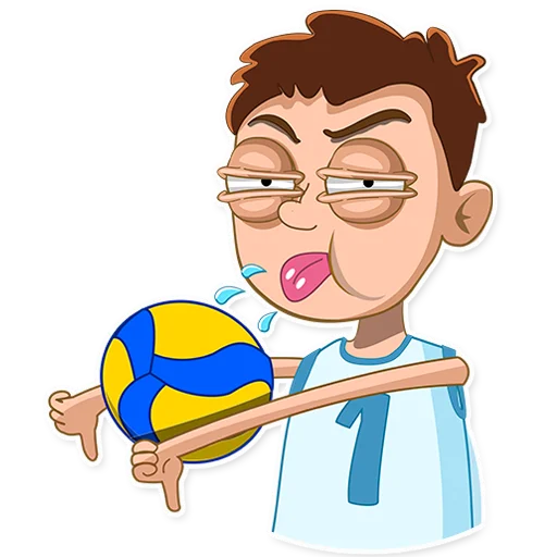 George Volleyball sticker 👎
